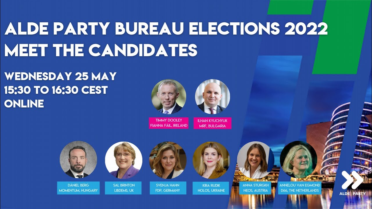 ALDE Party Bureau Elections 2022: Meet the Candidates