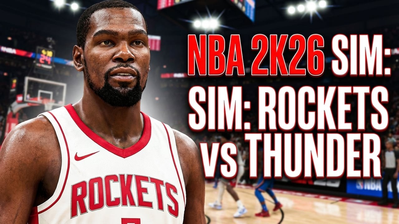 NBA 2K26: Oklahoma City Thunder vs Houston Rockets Full Game Sim | Feb 7, 2026 Rosters