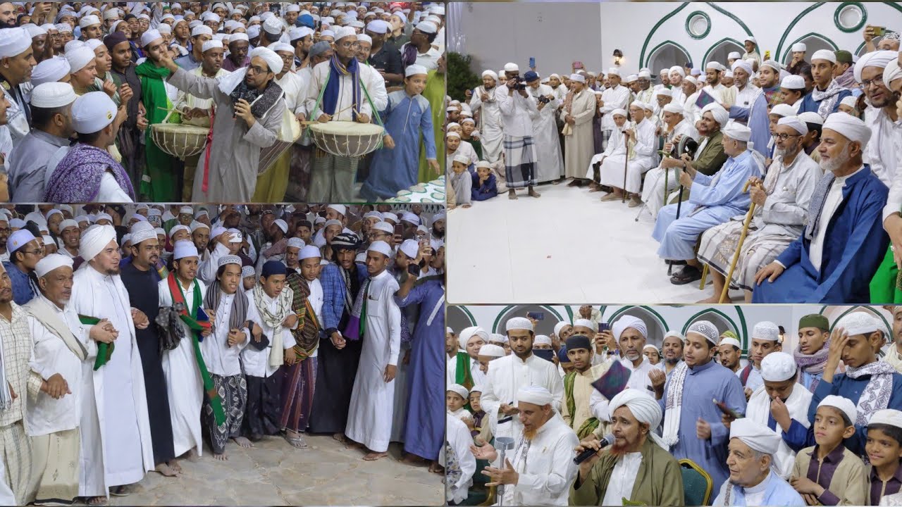 التهاويد السنوية بدار المصطفى بتريم_زيارة نبي الله هود عليه السلام_مدينة تريم 1443ه‍