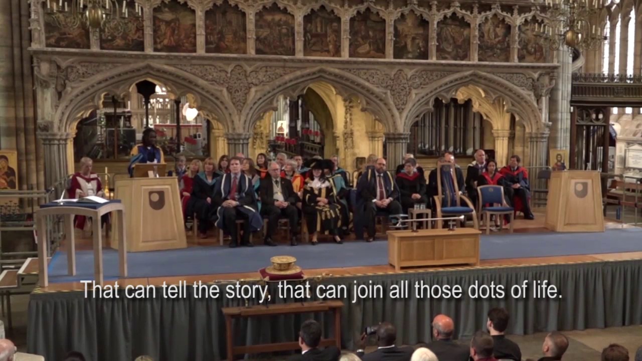 Nancy Hunt receives an honorary doctorate