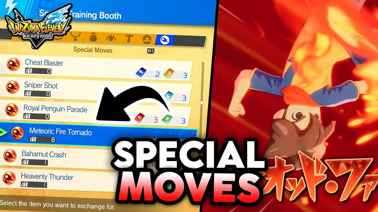 EVERYTHING About *SPECIAL MOVES* in Inazuma Eleven Victory Road!🤩