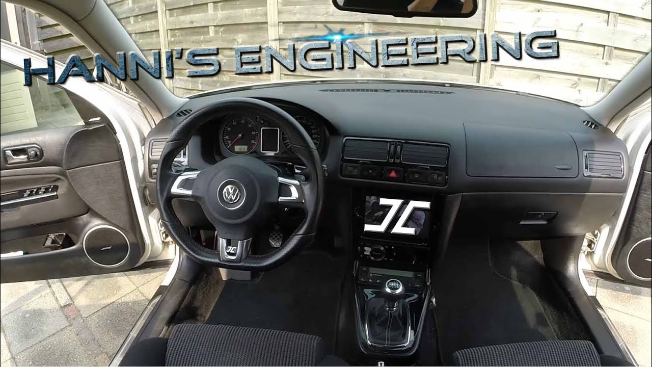 HOW TO RETROFIT A GOLF MK6 GTI STEERING WHEEL TO A GOLF MK4 | GOLF MK4 HANNI'S ENGINEERING