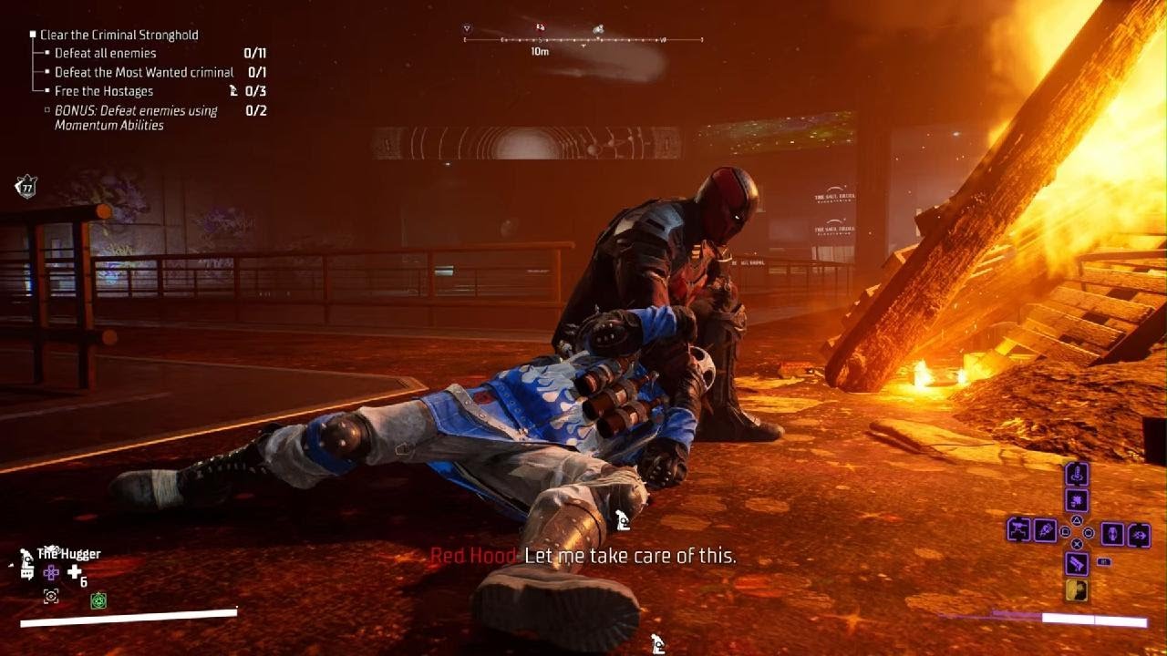 Gotham Knights Redhood gameplay (Raider suit)