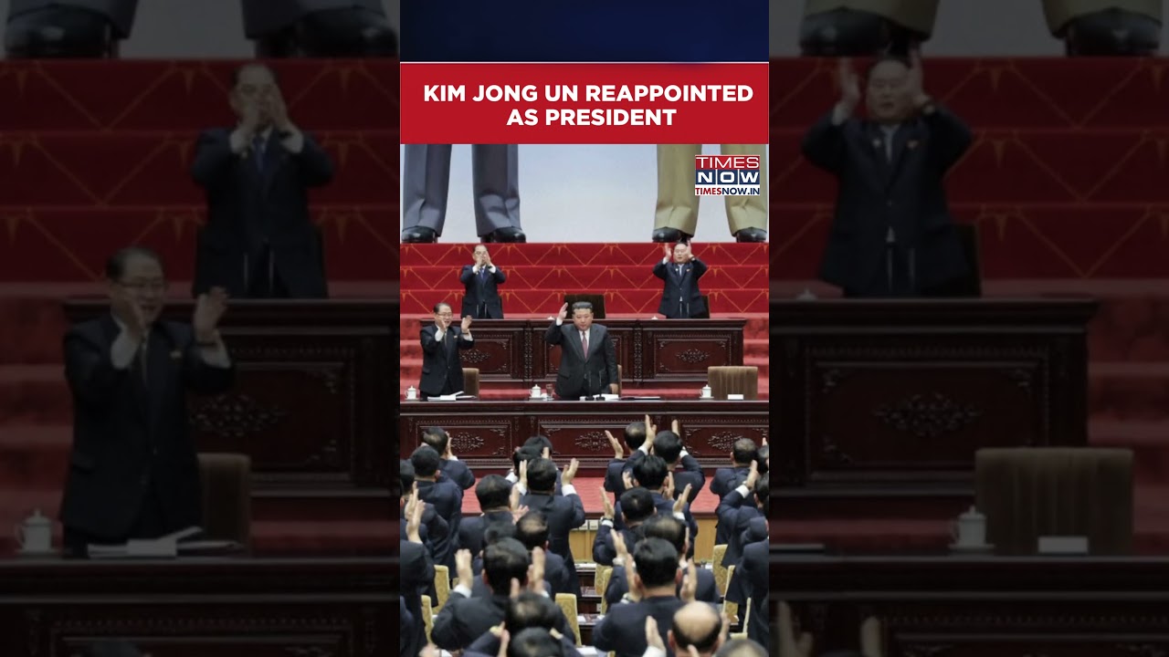 North Korea Parliament Re Elects Kim Jong Un As President Of State Affairs #shorts
