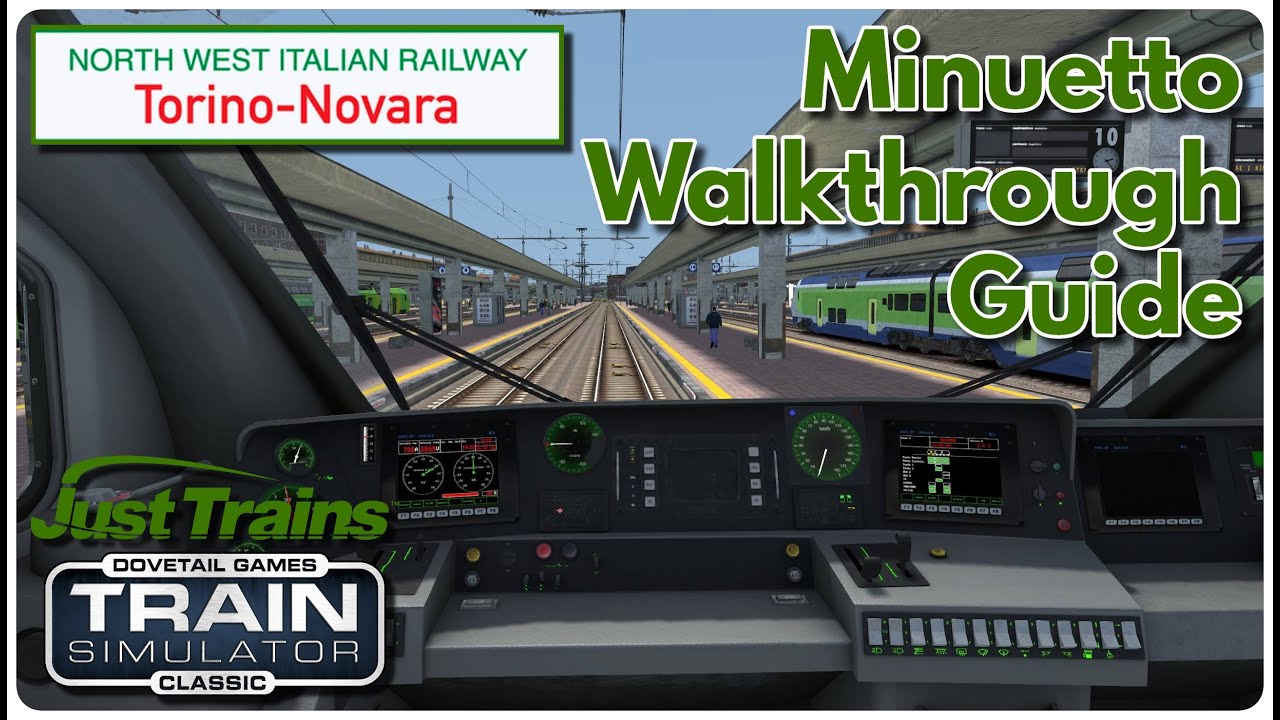 North Western Italian Railway Torino-Novara Train Sim Classic -  Minuetto Set-Up - Just Trains