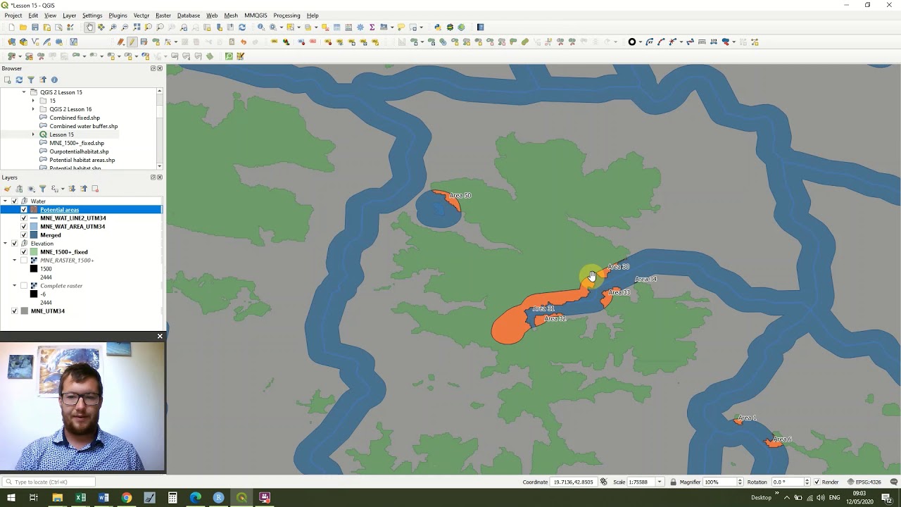 QGIS 2 Lesson 17 - Advanced Labeling Using Expression Dialog in QGIS