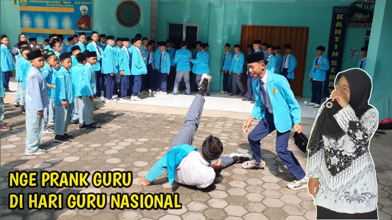 NGE PRANK GURU DI HARI GURU ❤️