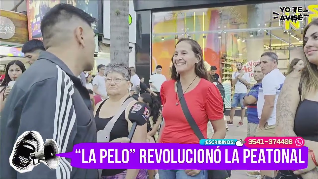 “LA PELO” REVOLUCIONÓ LA PEATONAL