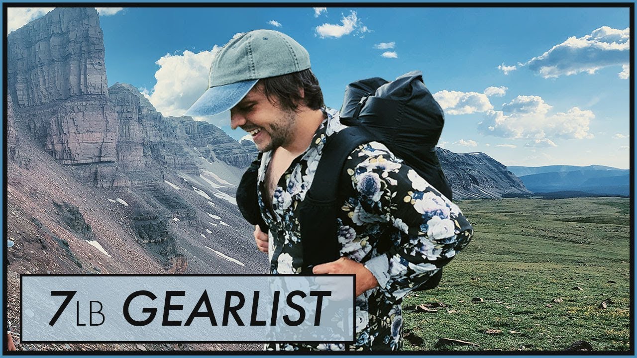 Ultralight 7lb Backpacking Gear - 4 days in the ALPINE
