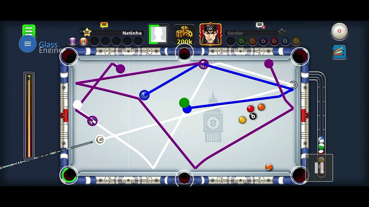 MOD MENU HACK 8 BALL POOL BILHAR 