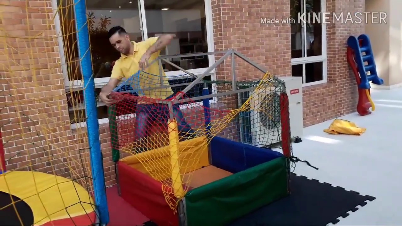 Como montar piscina de bolinhas?