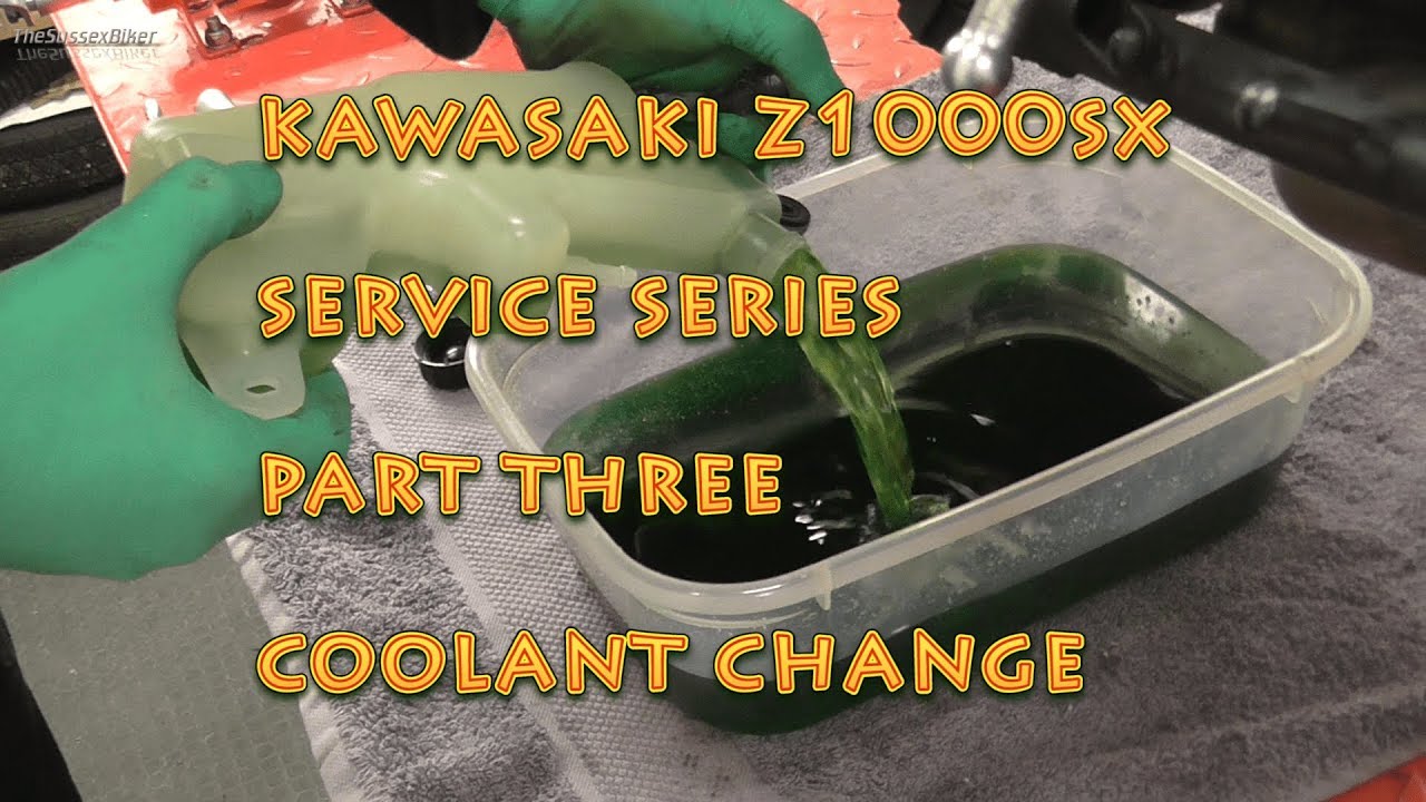 Z1000SX Service Series -Part Three Coolant Change