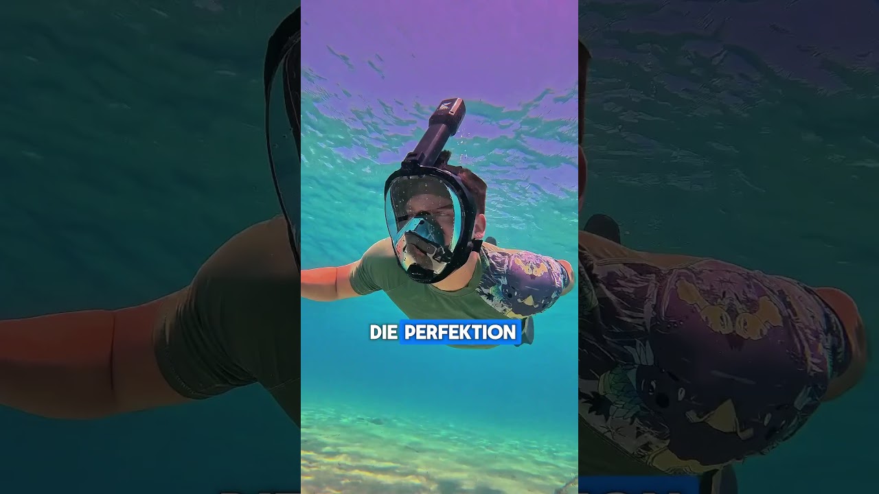 Schnorchelmaske Seaview Pro von Khroom ist die beste Maske. #schnorcheln #urlaub #schnorchelmaske