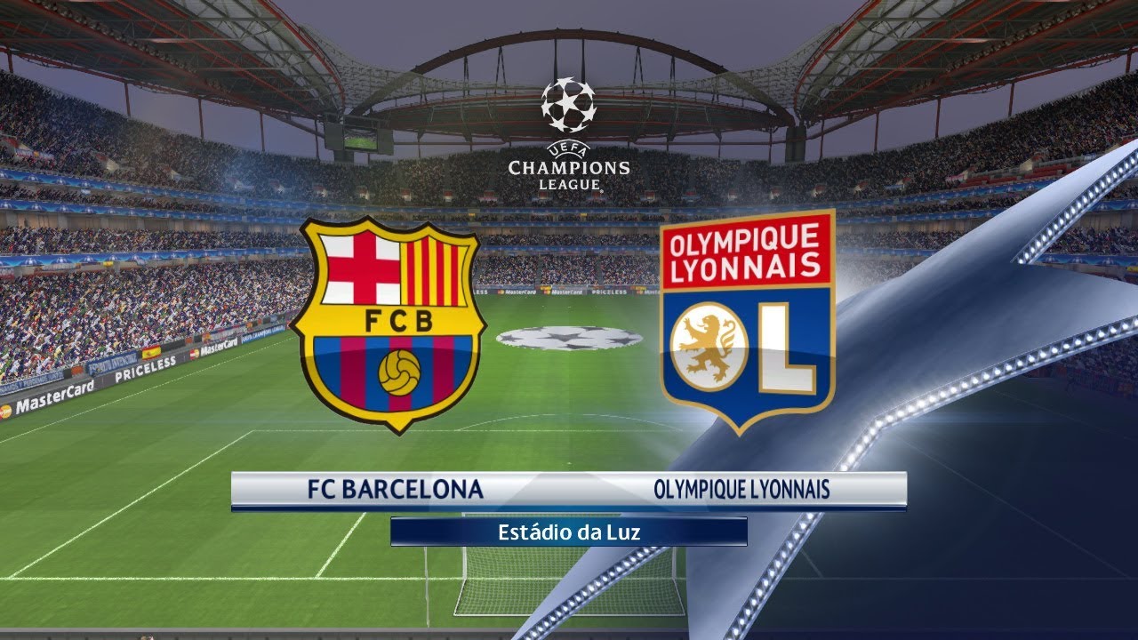 BARCELONA VS LYON|PES2019 CHAMPIONS LEAGUE|HD