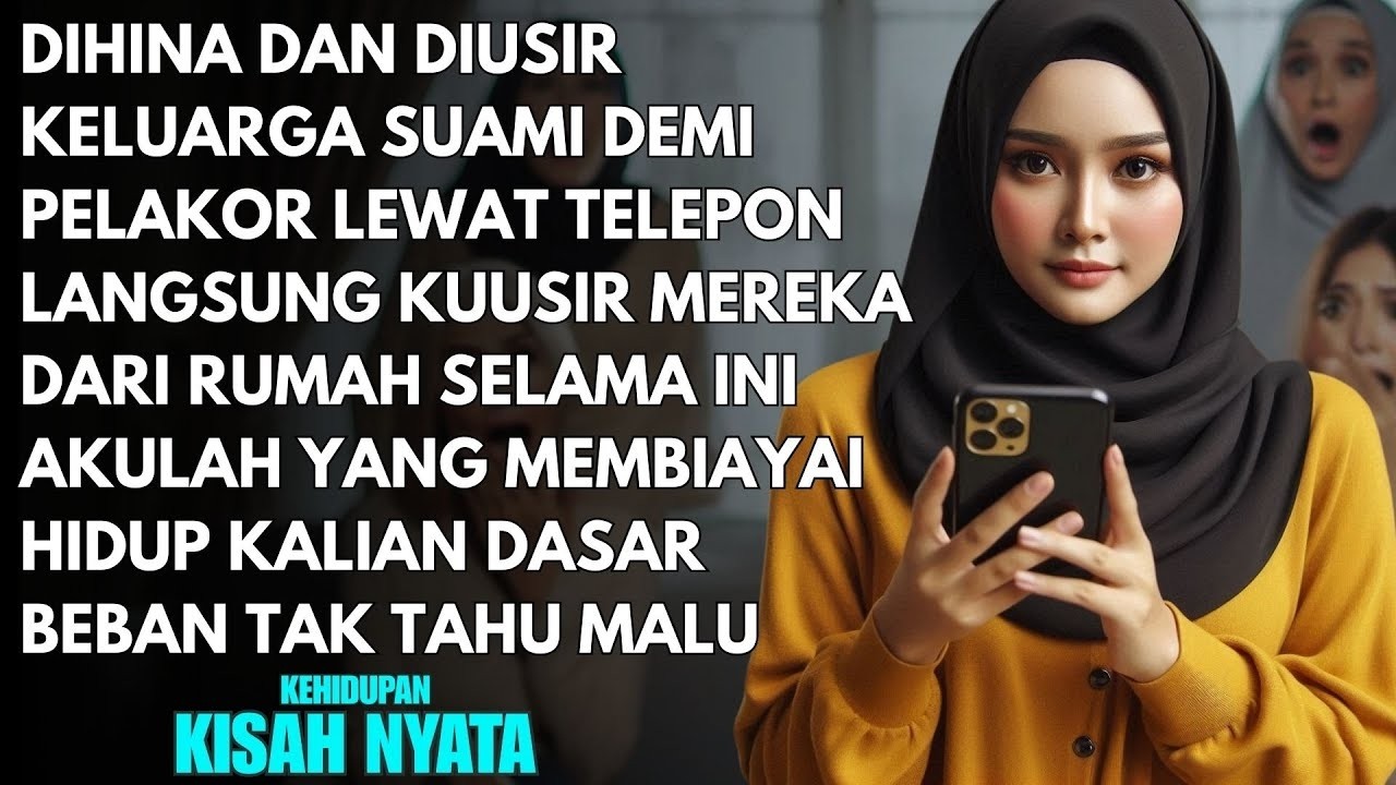 DIHINA DAN DIUSIR KELUARGA SUAMI DEMI PELAKOR MELALUI TELEPON - LANGSUNG KUUSIR MEREKA DARI RUMAH