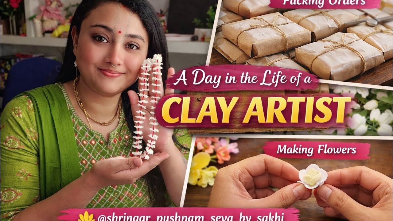 A day in the life of a Clay Artist - making kits and packaging 