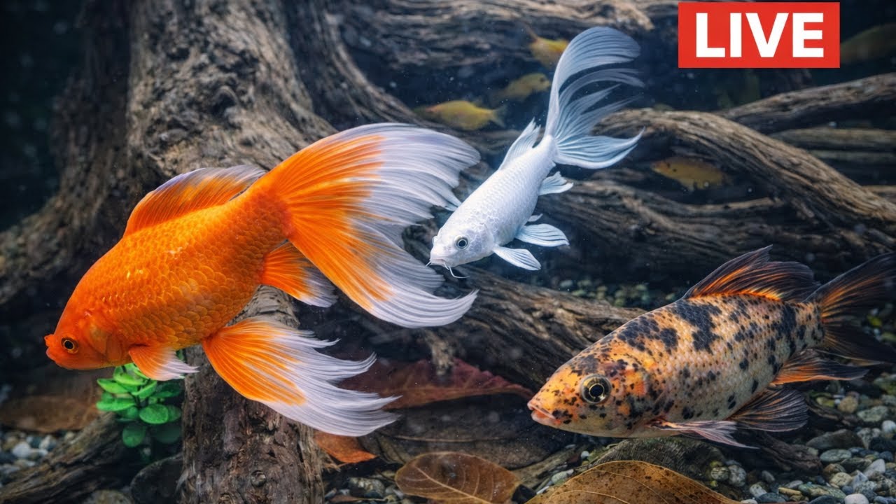 🔴LIVE  | So Relaxing Aquarium Fish 🐠✨ | Satisfying Fish Video #shorts