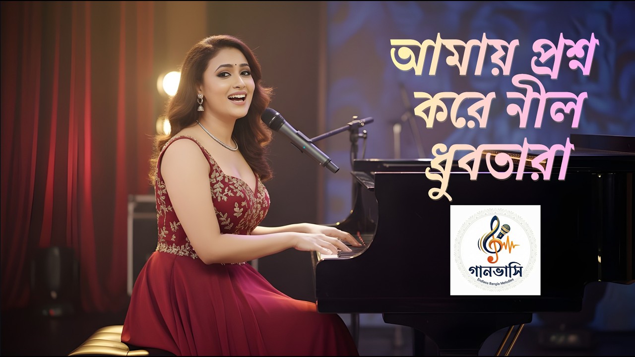 Amay Proshno Kore Nil Dhrubo Tara | আমায় প্রশ্ন করে নীল ধ্রুবতারা | Bangla Cover Song | Gaanvashi