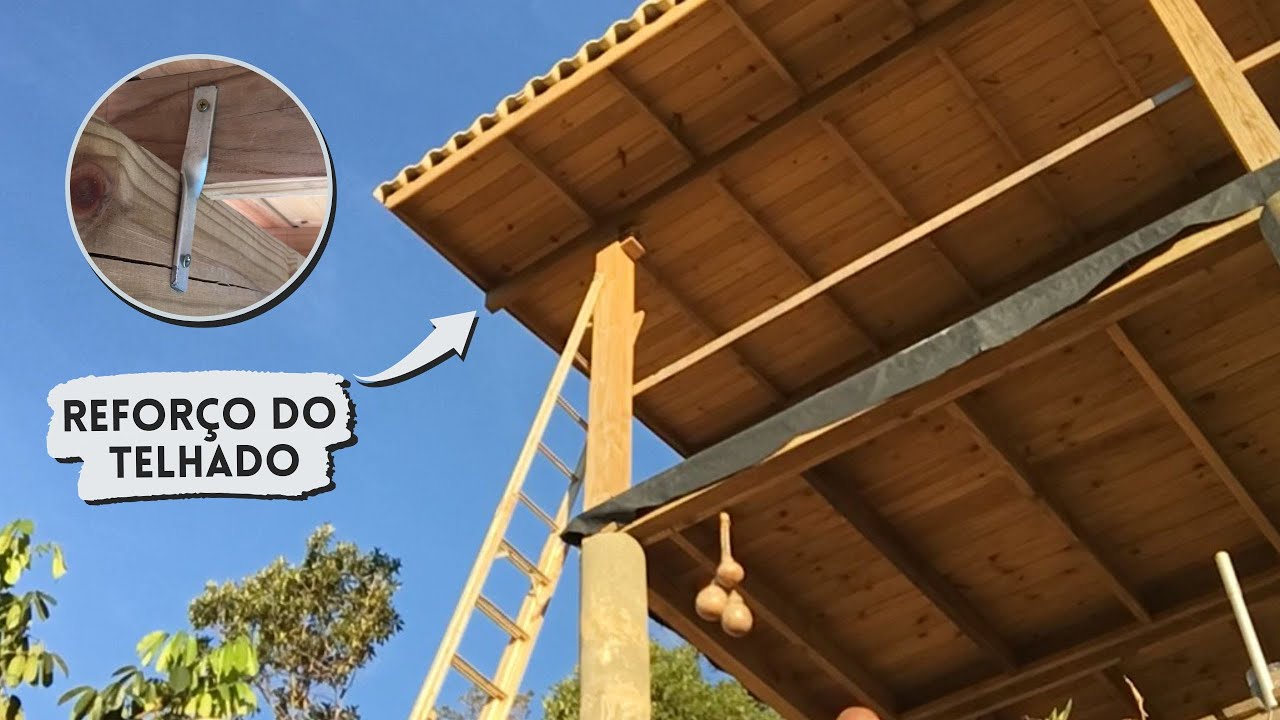 CABANA DE MADEIRA I Reforço do Telhado I Paredes Duplas Concluídas – SZ#37 CM#24