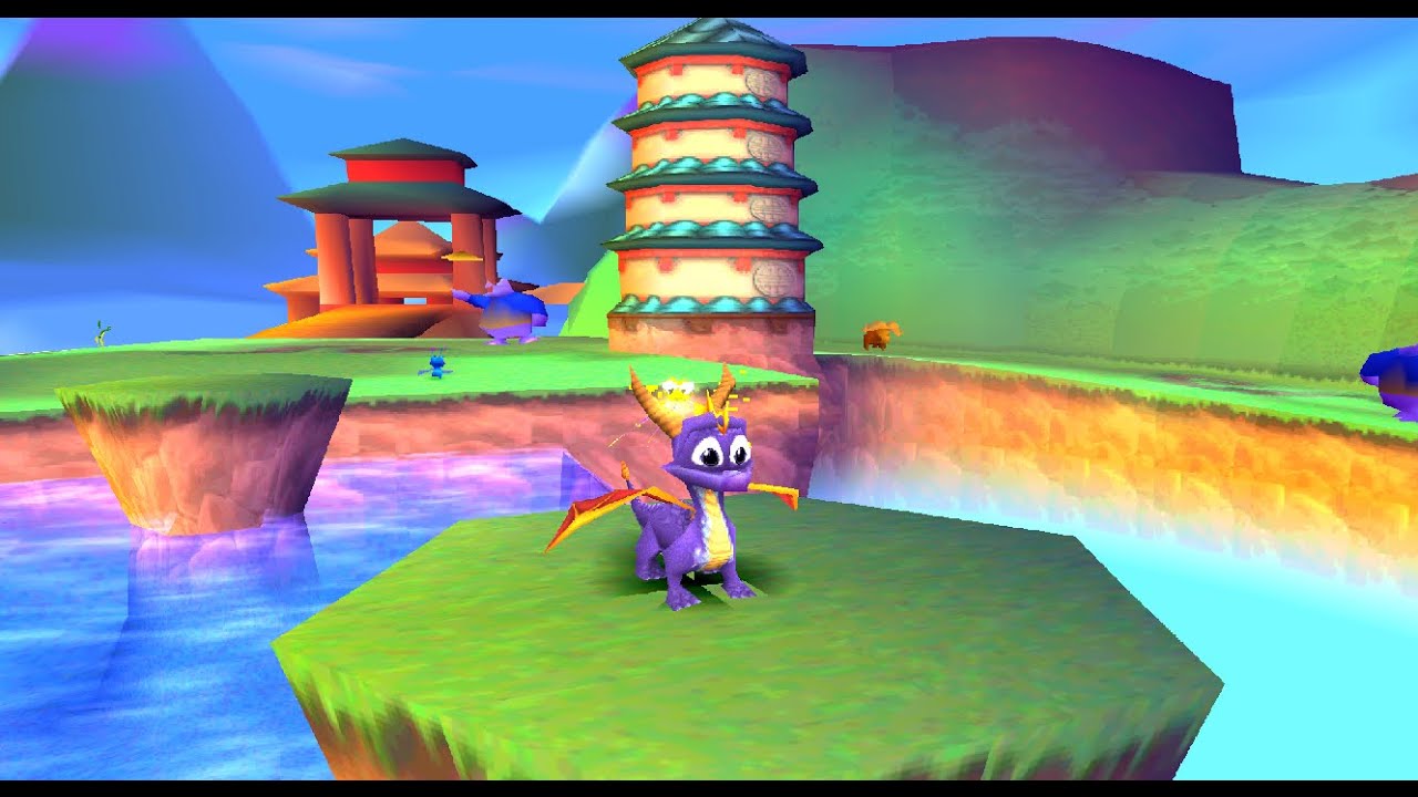 SPYRO 3:YEAR OF THE DRAGON-PS1(ITALIANO)TERRAZZA DI BAMBU