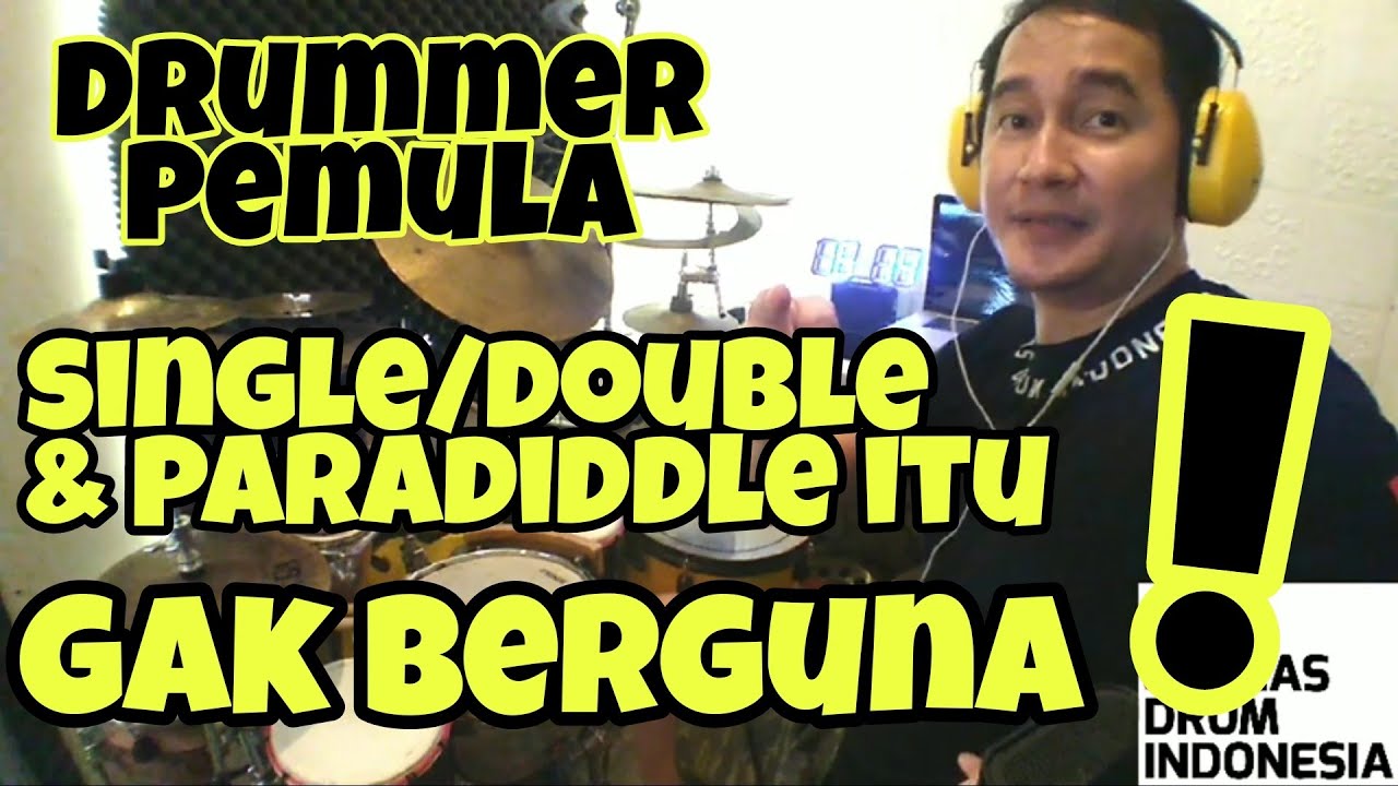 Single Double Stroke & Paradiddle gak berguna! #drum #drummer #belajardrum #drummergereja #drumfill