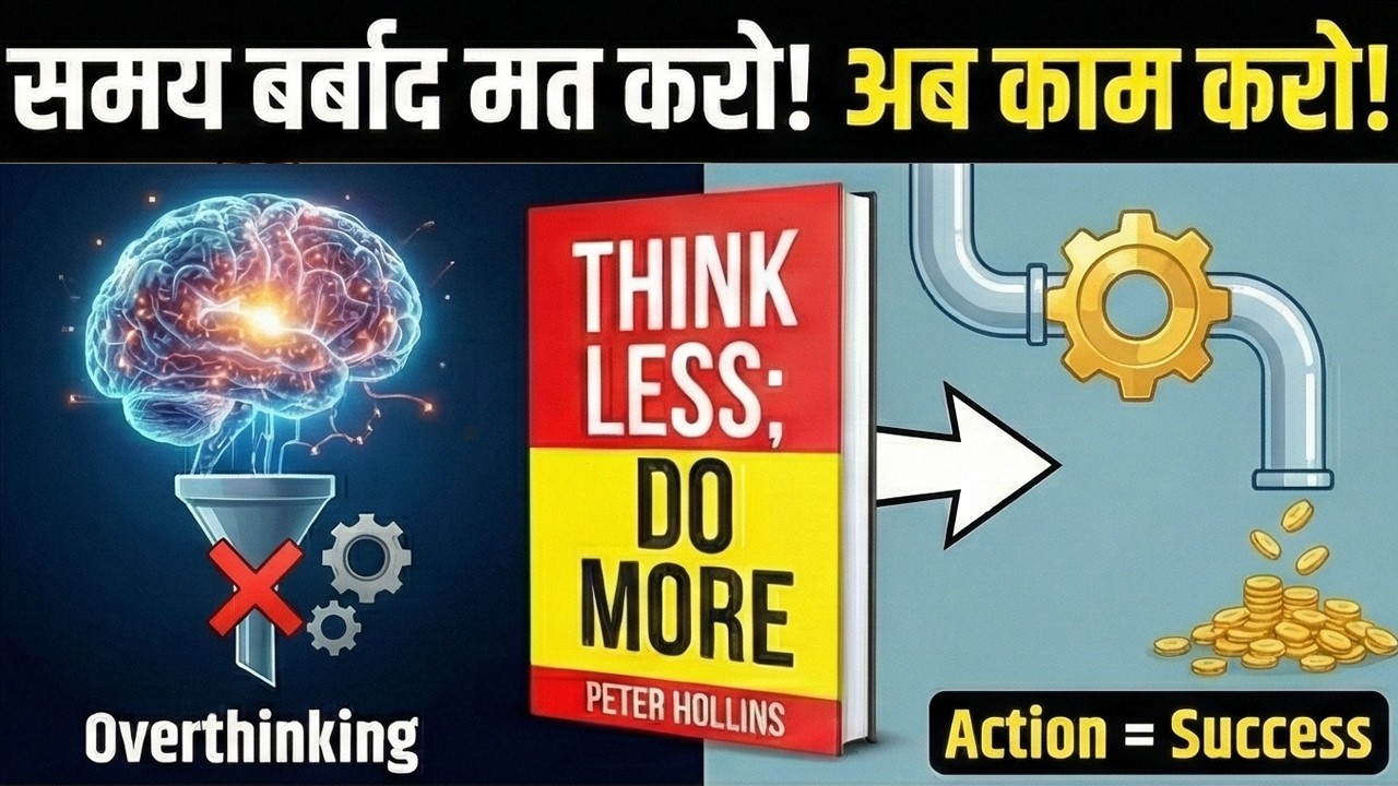 Think Less Do More By Peter Hollins | Book Summary in Hindi  | Audiobook in Hindi by Chapter One