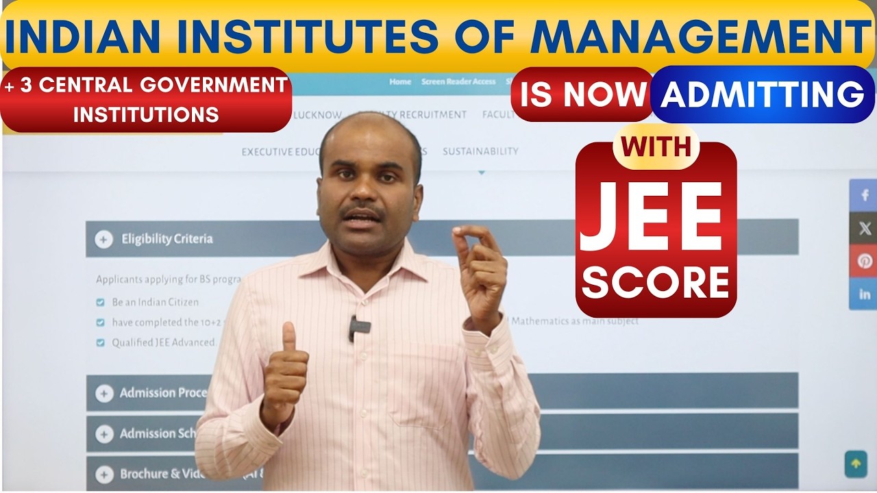 ✳️ Apply Now | If not IIT or NIT or IIIT | IIMs are Opening the Gate with JEE Marks |👌🏼Opportunity