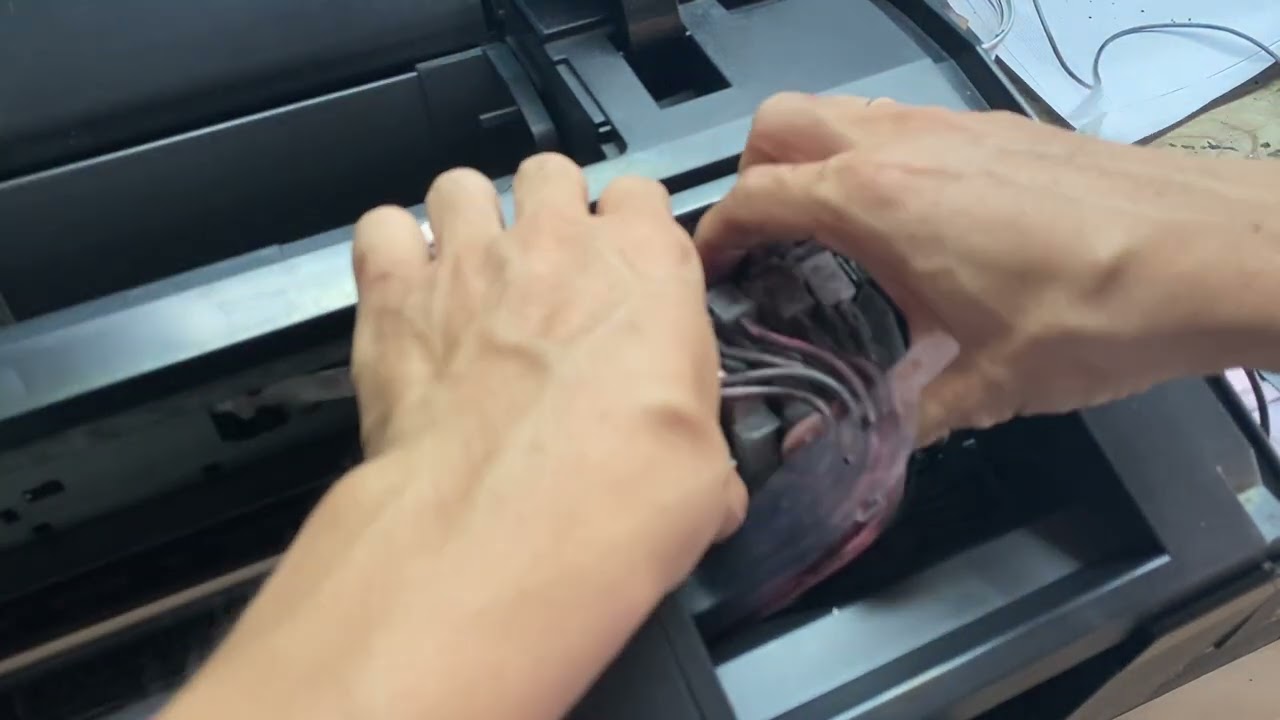Một số điểm lưu ý khi thay đầu phun máy in epson l1800 sản xuất in film lụa, xuất bản film lụa