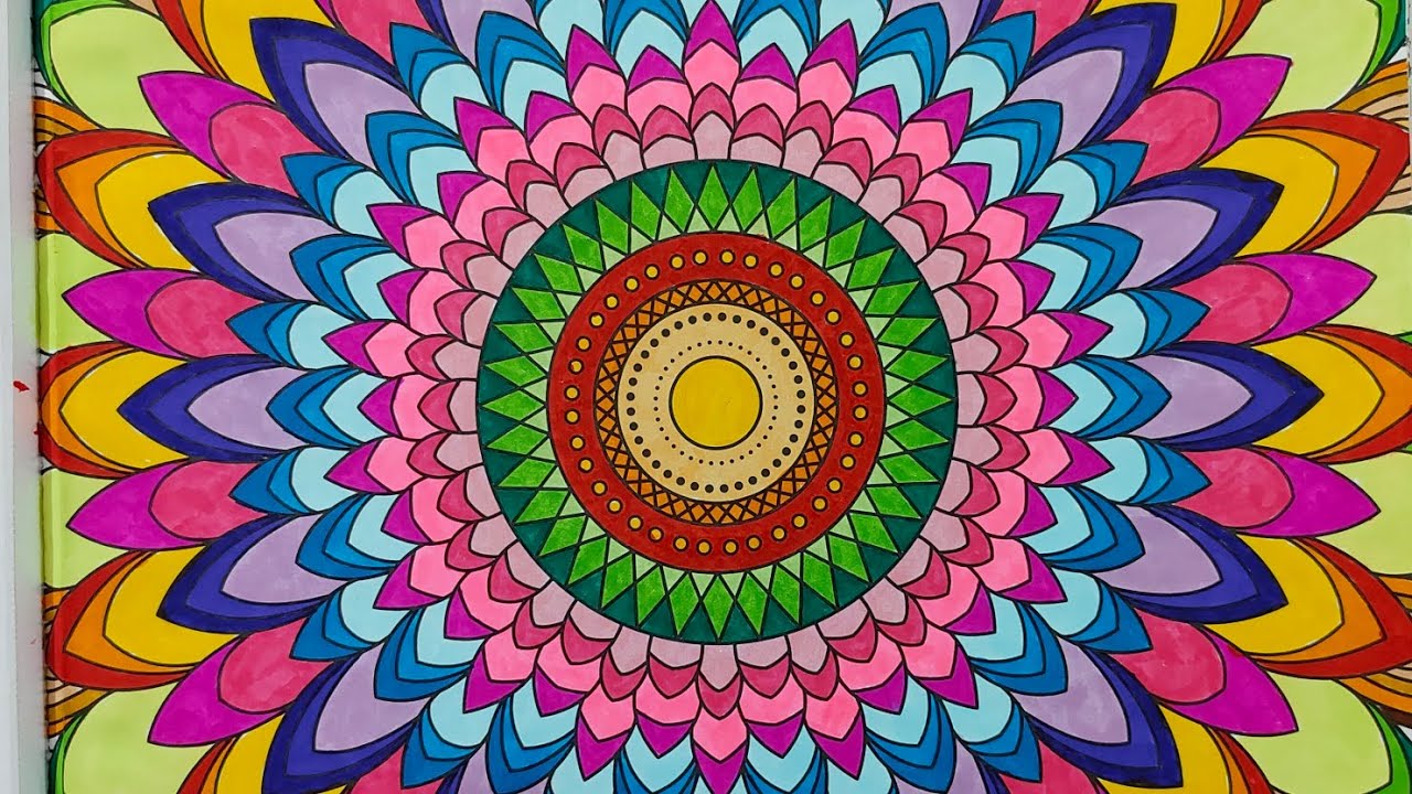 Mandala Coloring| Mandala Series| Coloring| Relaxing| Music| Full of Colors| Positivity|