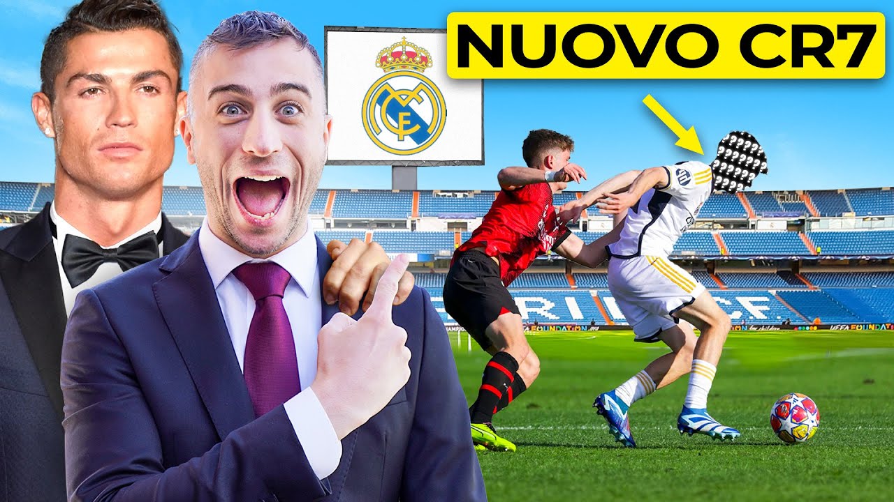 ⚽️Ho OSSERVATO il baby CRISTIANO RONALDO (19 anni) del REAL MADRID vs MILAN 😱(è davvero così forte?)