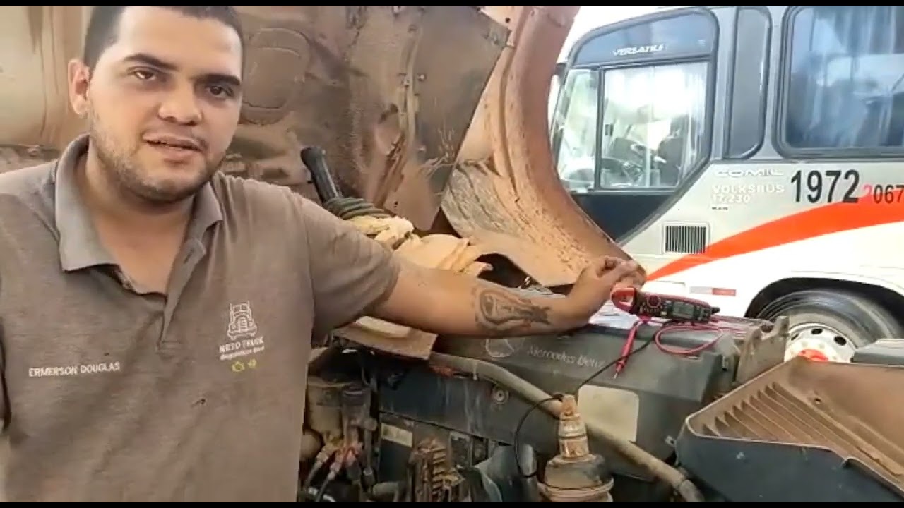 Atego 2425 falha na rede can, Bus de dados código 0100.