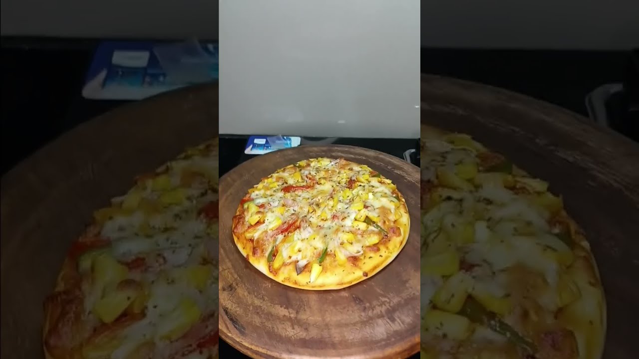 Homemade pizza from base to cheesy bite 🍕 #viral #video #shortvideo #viralvideo 