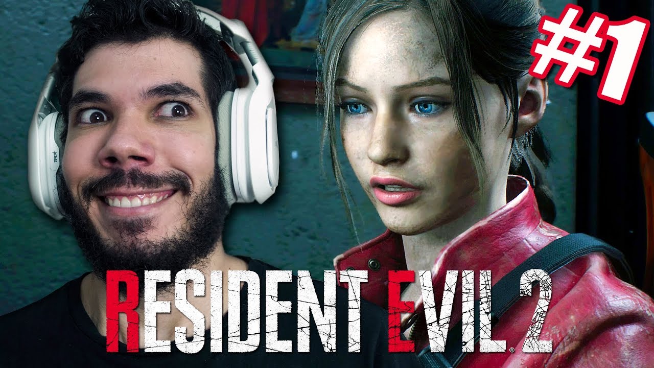 RESIDENT EVIL 2 REMAKE : CLAIRE B #1 - O INÍCIO DE GAMEPLAY EM PORTUGUÊS PT-BR
