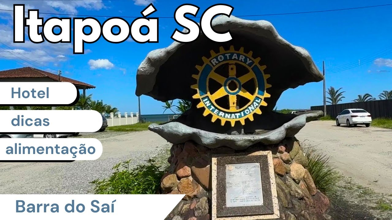 Conhecendo Itapoá SC, Barra do Saí