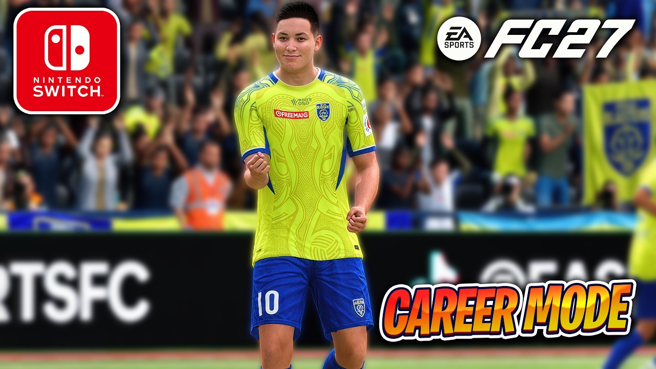 EA SPORTS FC 27 для Nintendo Switch &mdash; геймплей режима карьеры!
