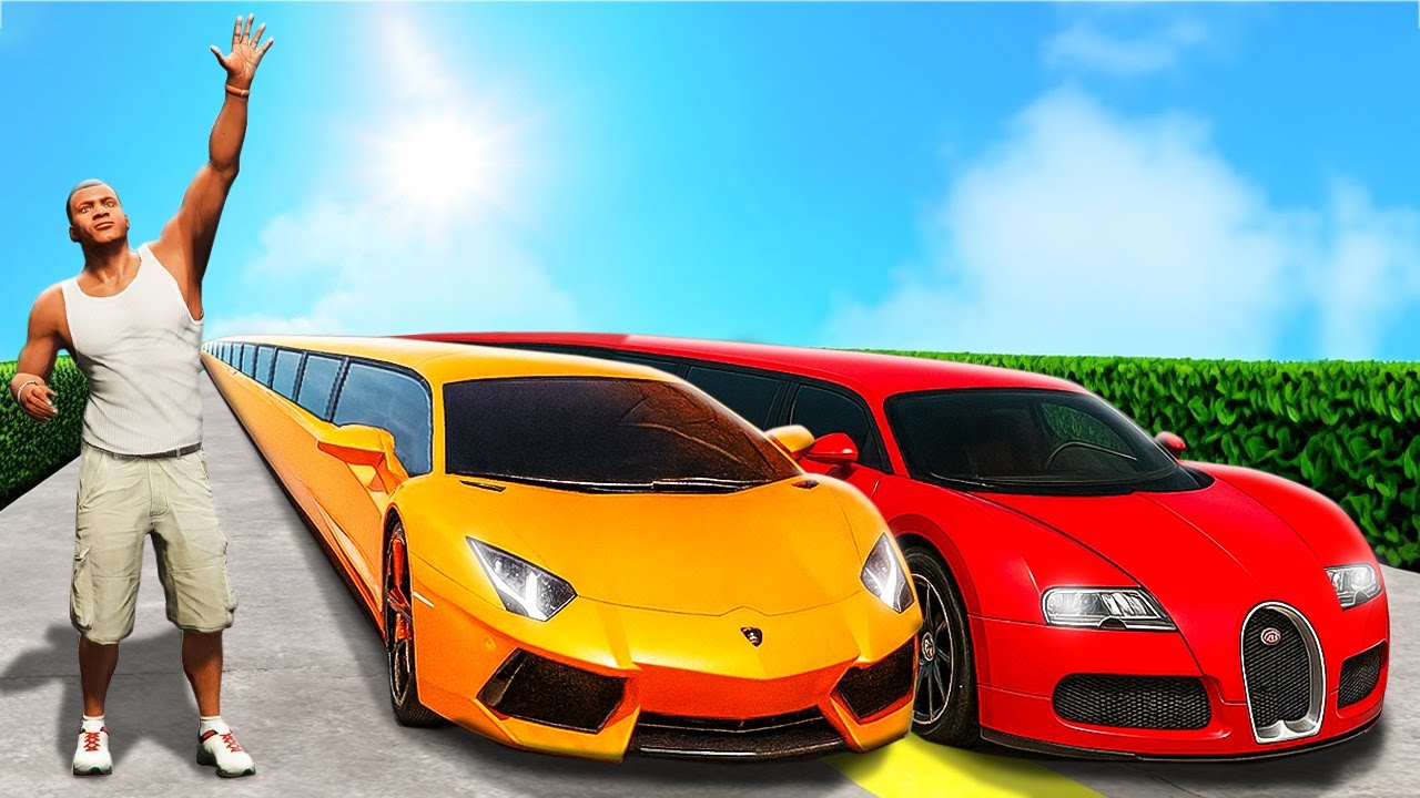 COLECCIONO los COCHES M&Aacute;S LARGOS en GTA 5!