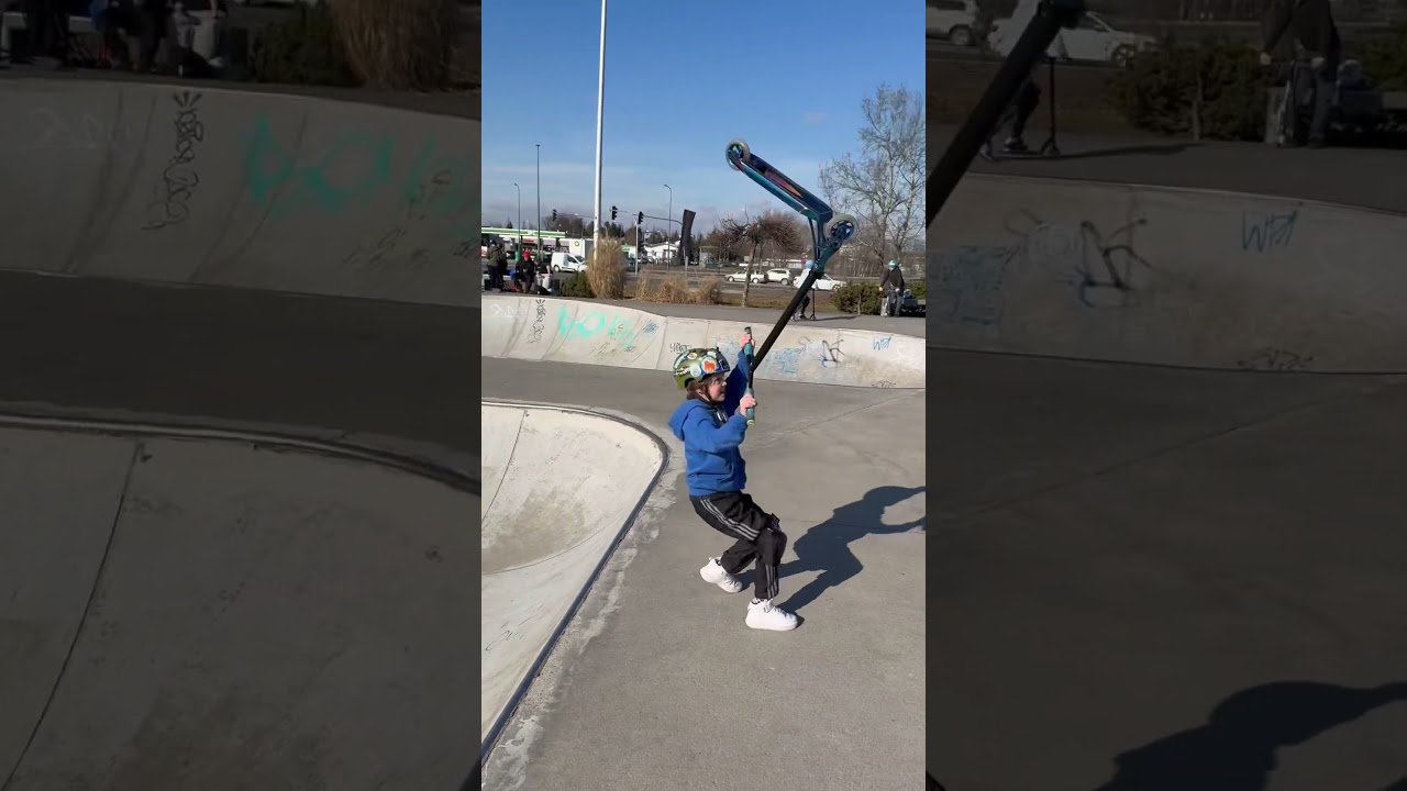 Czy kiedyś w końcu skleję tego whipa? Czekam na wasze rady! #freestylescooter #miejskiesporty