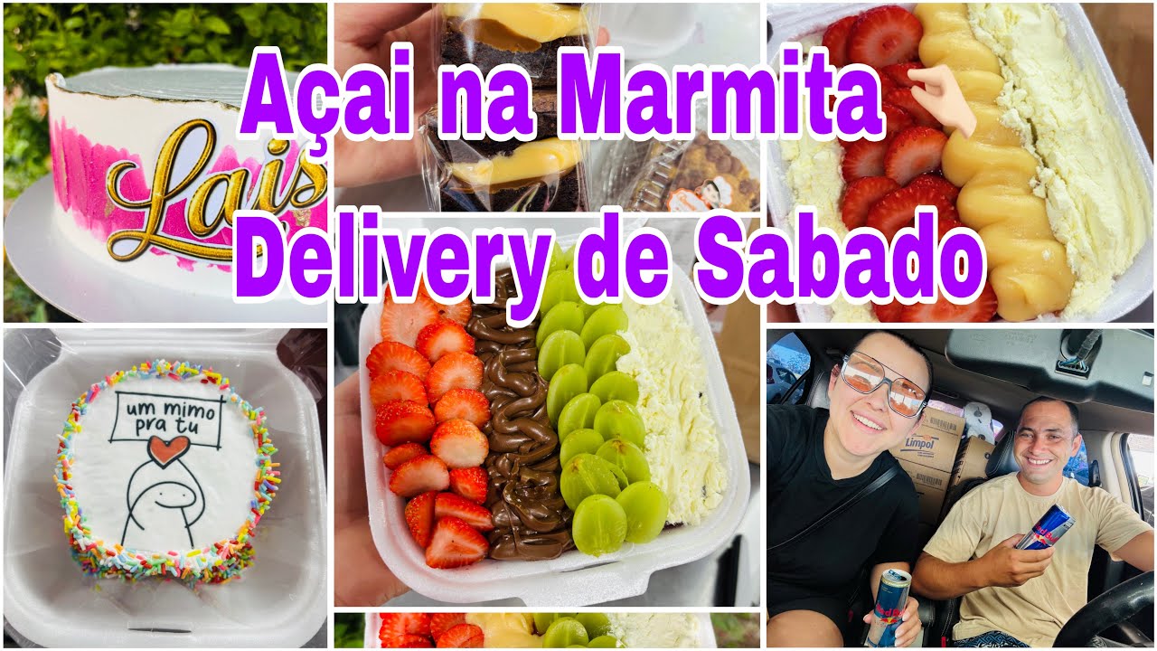 Açai na marmita/ Delivery ifood 🛵🚨