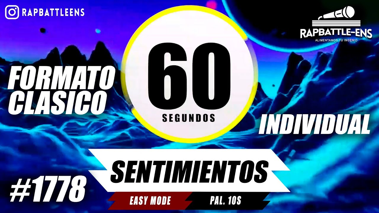 🎤 Formato FMS Individual 🔥 Base de Rap Para Improvisar Con Palabras | ENTRENAMIENTO FMS #1778