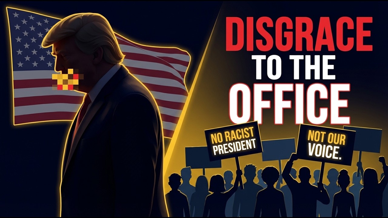 Позор для офиса — расистское видео Трампа — гимн протеста
