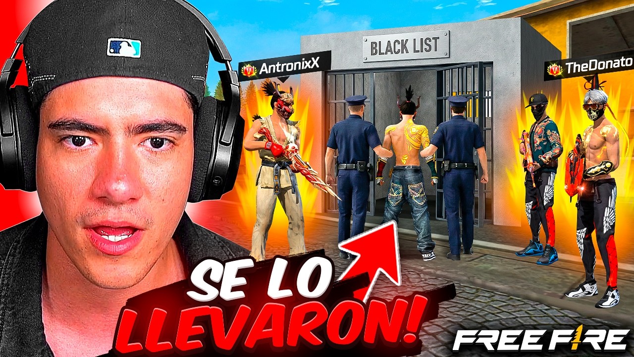 METEN A MI AMIGO A LA BLACKLIST EN PLENA PARTIDA DE FREE FIRE !! - TheDonato Live