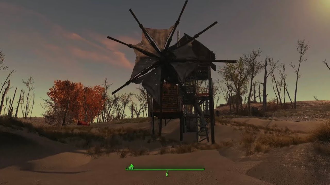 Lore Friendly Settlements Vol. 1 - Windmill - Fallout 4 