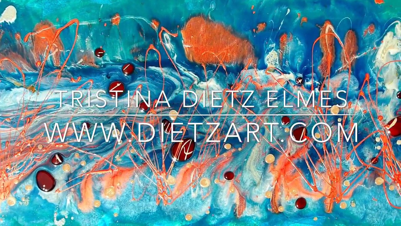 Pebeo Mixed Media CORAL SEA Painting with Tristina