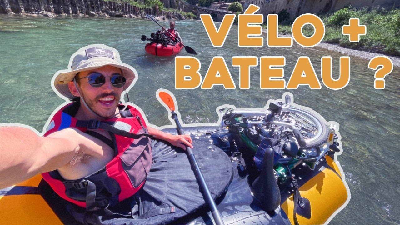 On descend la Drôme en Brompton et Packraft !!