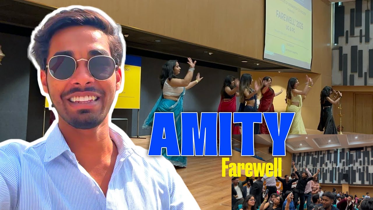 Amity University Farewell 2025 || Amity Girls performance 🫶🏻 #vlog