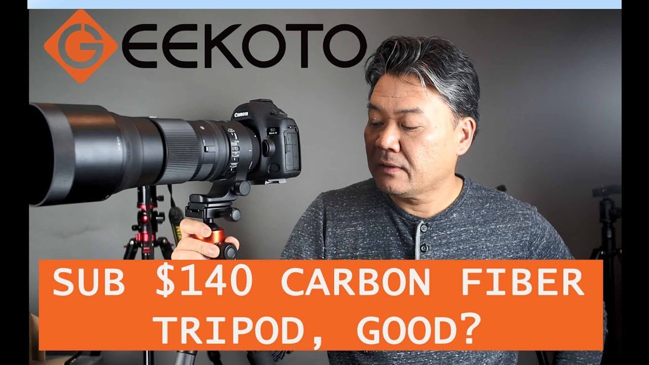 Geekoto Carbon Fiber Tripod and Monopod - Review and demo (CT25 Pro Craftman)