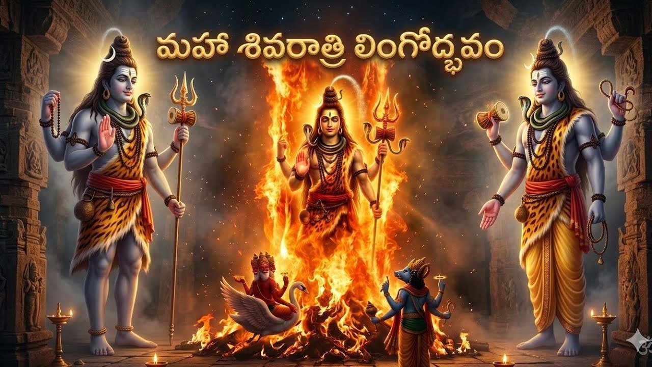 Maha Shivaratri Special 🔱 5 Shivalingala Divya Darshanam || Lingodhbhavam Story