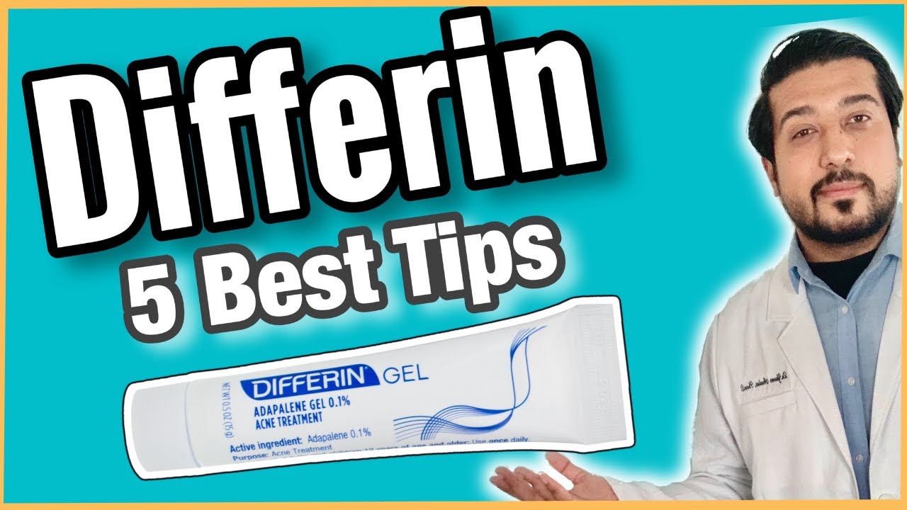 Differin Gel (Adapalene 0.1%) for Acne | 5 TIPS You Must Know About Differin Gel ✅