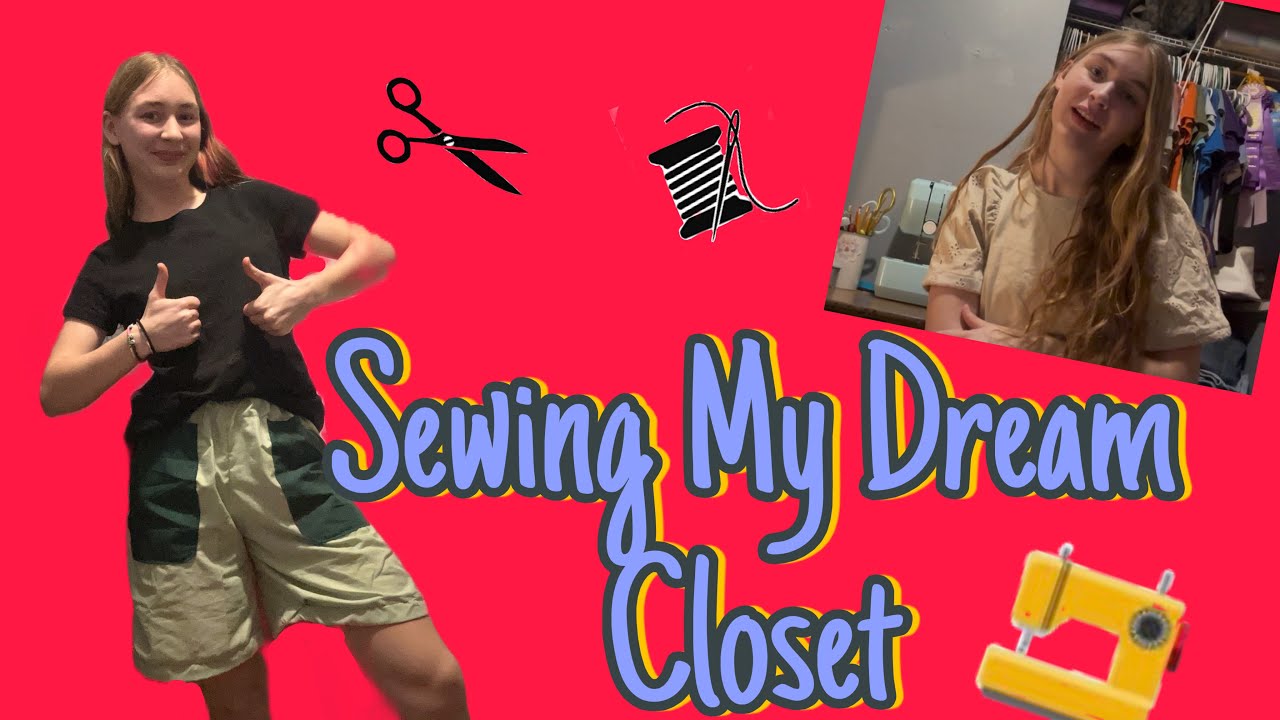 Sewing My Dream Pinterest Closet (part 1 self drafted shorts)