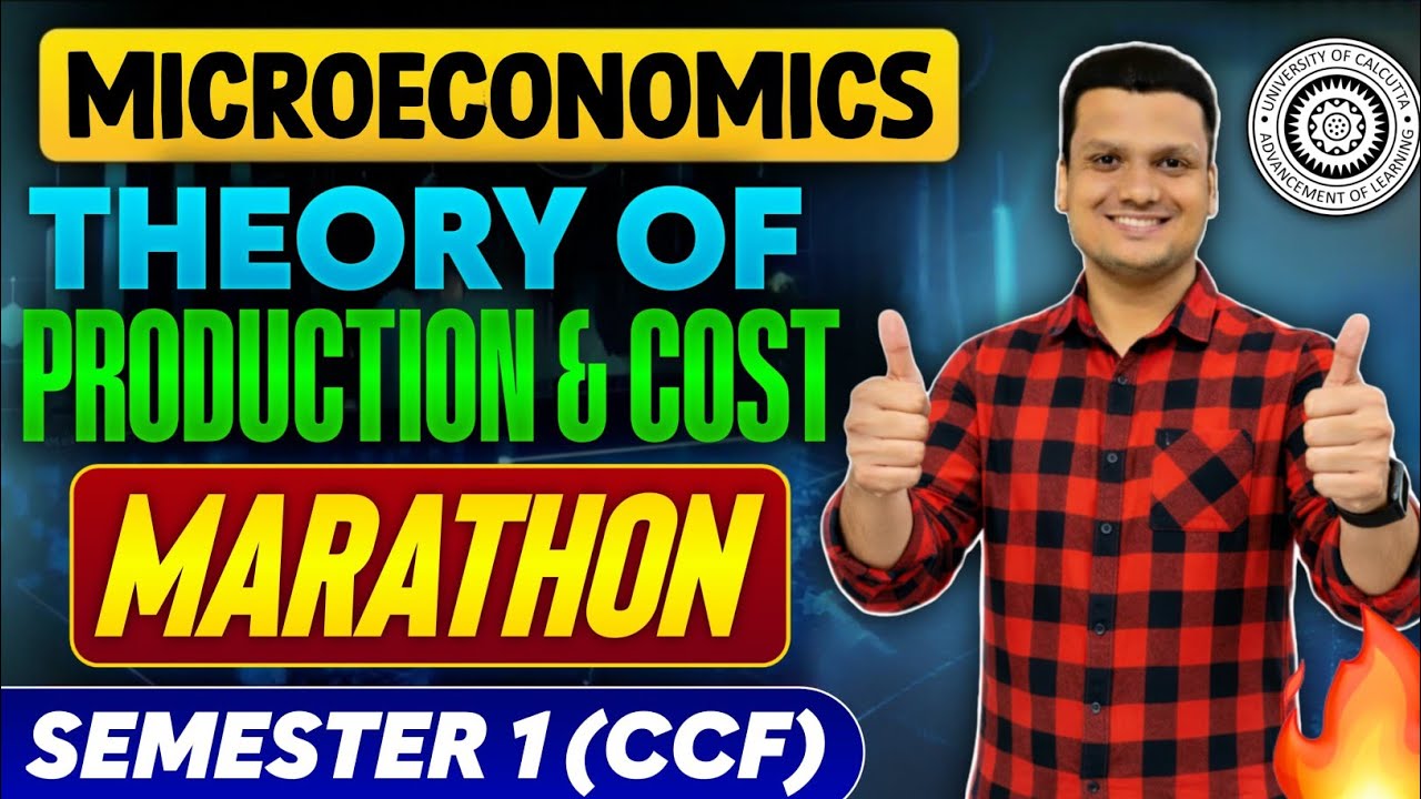 Day -6 Marathon | Microeconomics| Full syllabus| Bcom Sem-1 CCF/CBCS | Calcutta University 